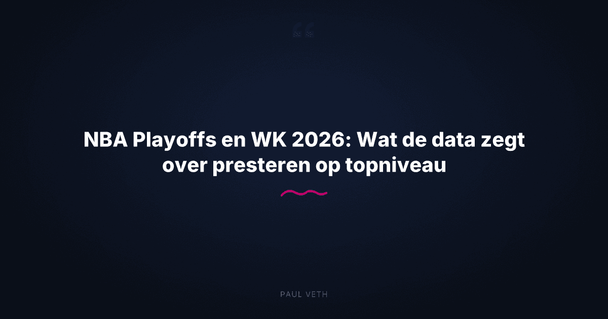 2026 NBA & Wereldkampioenschap: Wat toptournooidata ons vertelt over presteren op het hoogste niveau