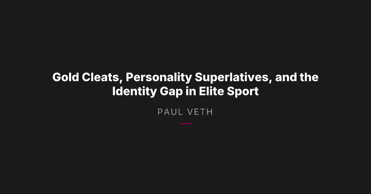 How Athlete Identity Shows Up Before the Game Even Starts