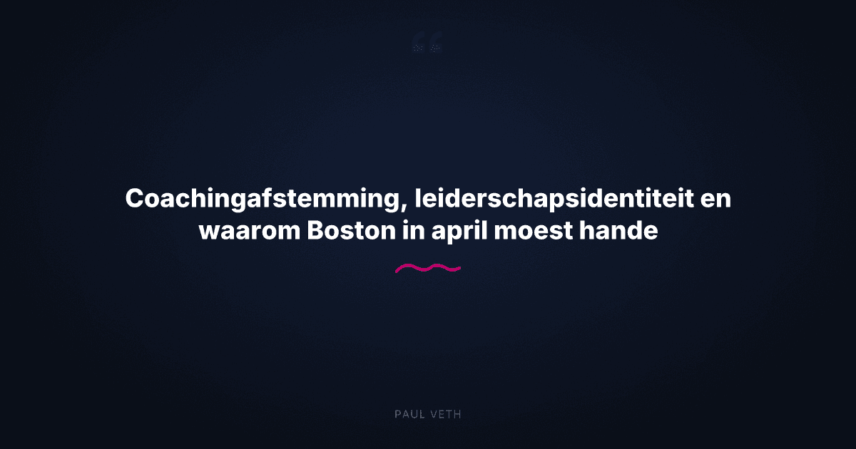 Hoe coachingafstemming bepaalt wie er wint