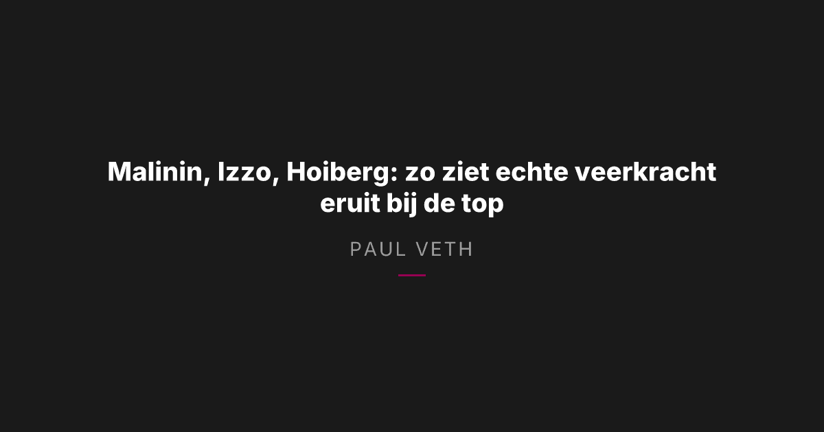 Hoe topsporters reageren op publiek falen