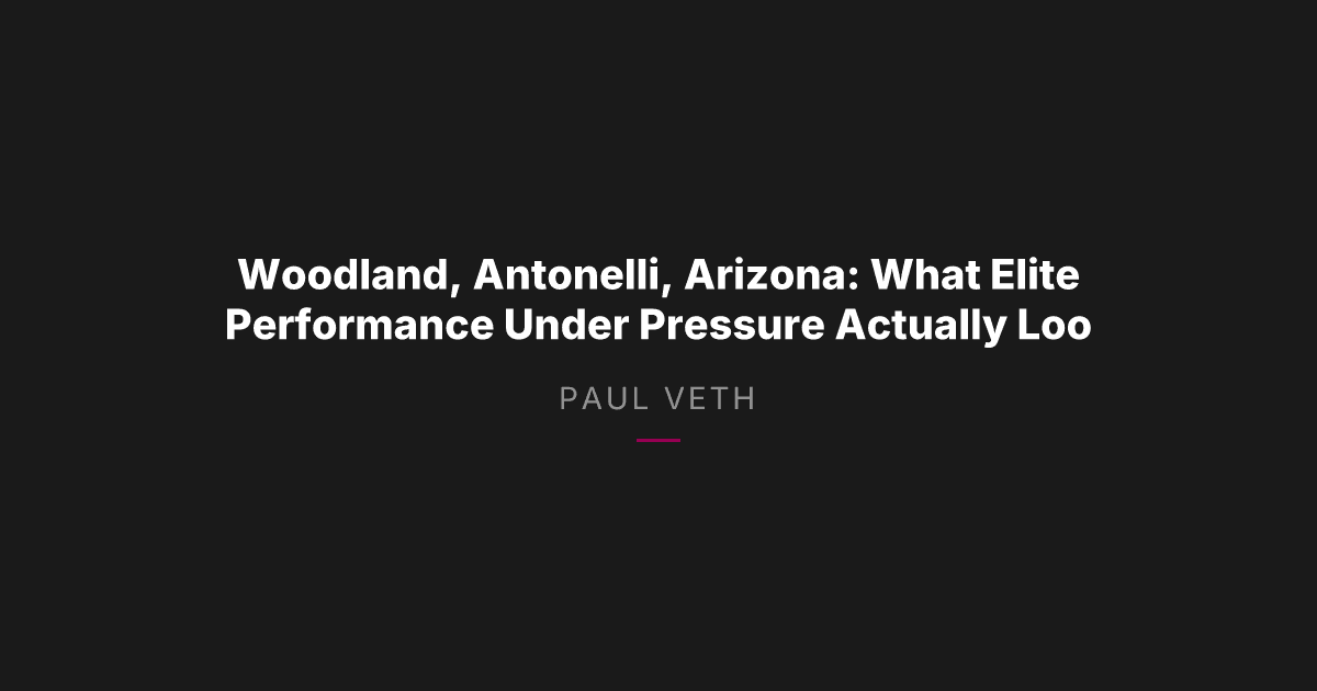 How Do Elite Athletes Perform Under Maximum Pressure?