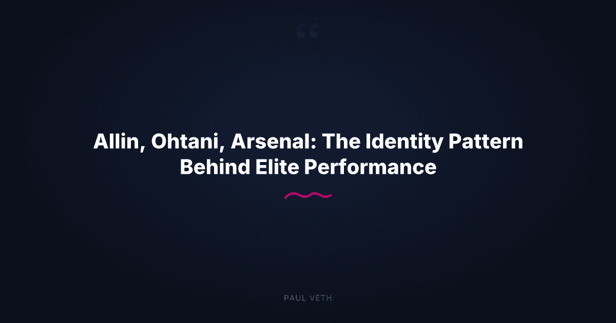 How Elite Athletes Win From Identity, Not Just Effort