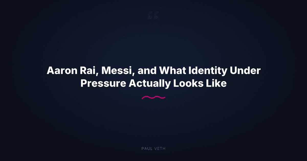 How Identity Under Pressure Separates Elite Athletes From the Rest