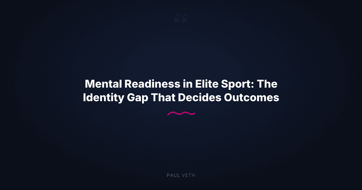 How Mental Readiness Separates Winners from Almost-Winners in Elite Sport